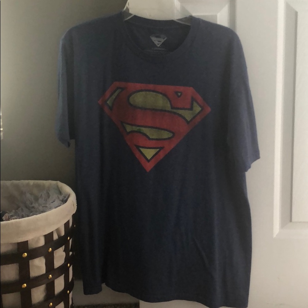 Superman t-shirt.